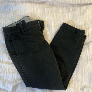J. Crew Navy chinos. Scout cut (ankle cut)